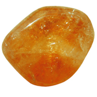 Citrin Zitrin Schmeichelstein Handschmeichler Trommelstein ca. 2-4cm