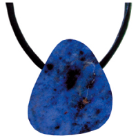 Dumortierit Anhänger gebohrt ca. 2-4cm