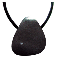 Flintstein Schmeichelstein gebohrt ca. 2-4cm