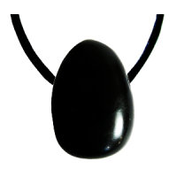 Gagat Anhänger gebohrt ca. 2-4cm