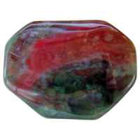 Moosachat rosa / rot Schmeichelstein ca. 2-4cm