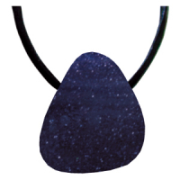 Goldfluss blau Anhänger gebohrt ca. 2-4cm