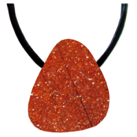 Goldfluss braun Anhänger gebohrt ca. 2-4cm