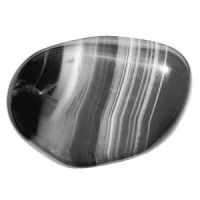 Streifenachat Schmeichelstein, ca. 3-6cm