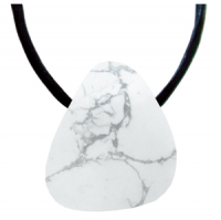 Howlith Anhänger gebohrt ca. 2-4cm