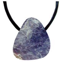 Lepidolith Schmeichelstein gebohrt ca. 2-4cm