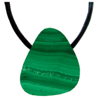 Malachit Anhänger gebohrt ca. 2-4 cm