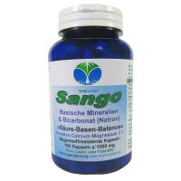 Sango basische Mineralien + Bicarbonat (Natron) 180 Kapseln