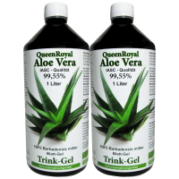 QueenRoyal Aloe Vera Trink Gel 99.55 % pur (2 Liter Sparpack)