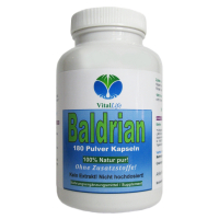 Baldrian 180 Wurzel Pulver Kapseln OHNE Zusatzstoffe NATUR pur