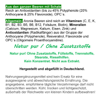 Aroniabeere OPC + Antioxidantien + Vitamine C+E+K 120 Kapseln