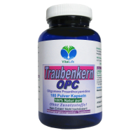 Traubenkern OPC 180 Pulver Kapseln NATUR pur OHNE Zusatzstoffe