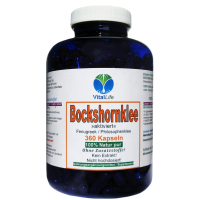 Bockshornklee Fenugreek aktiviert ganze Samen 360 Kapseln Ohne Zusatzstoffe Natur Pur