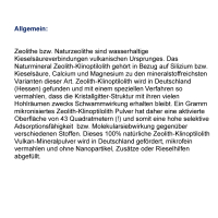 Zeolith Klinoptilolith 180 Kapseln NATUR pur OHNE Zusatzstoffe
