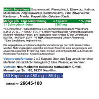 Schwedenkräuter 11 Kräuter & Bitterstoffe 180 Pulver Kapseln