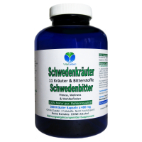 Schwedenkräuter 11 Kräuter & Bitterstoffe 360 Pulver Kapseln