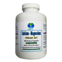 Calcium - Magnesium - Citrat 2:1, 360 Pulver Kapseln