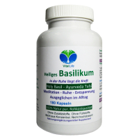 Basilikum Holy Basil Ayurveda Tulsi 180 Kapseln