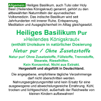 Basilikum Holy Basil Ayurveda Tulsi 180 Kapseln