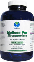 Melisse Zitronenmelisse 360 Kapseln NERVENKRAUT FRAUENWOHL HERZTROST 100% NATUR PUR - OHNE Zusatzstoffe!