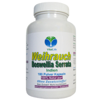 Weihrauch 180 Kapseln Indischer Boswellia Serrata - OHNE ZUSATZSTOFFE.