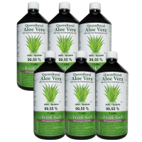 QueenRoyal Aloe Vera Trink Gel 99.55 % pur 6 Liter Sparpack