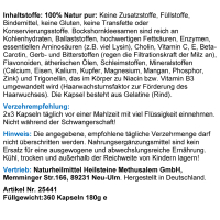 Bockshornklee Fenugreek aktiviert kalt gemahlen 360 Pulver Kapseln