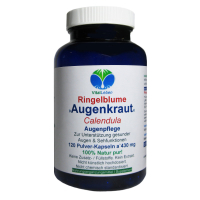 Ringelblume Sehkraft 120 Kapseln Augen-Vitamine Augenkraut Augenpflege Augendank Calendula - OHNE ZUSATZSTOFFE.