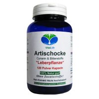 Artischocke Leberpflanze 120 Pulver Kapseln