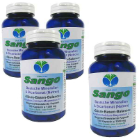 Sango basische Mineralien + Bicarbonat (Natron) 720 Kapseln