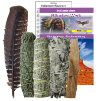 Räucher-Set Indianische Smudge Sticks 6-teilig