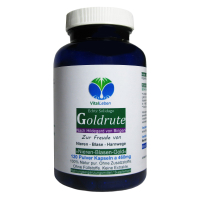 Echte Goldrute Solidago 120 Pulver Kapseln Nieren Blase Harnwege [OHNE Zusatzstoffe]