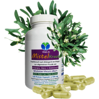 MISTEL Mistelkraut Mistletoe 120 Pulver Kapseln [OHNE Zusatzstoffe]