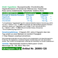 Knorpel & Gelenk Komplex 120 Pulver Kapseln