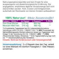 Dong Quai & Wild Yams 120 Pulver Kapseln