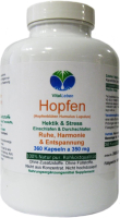 HOPFEN Hopfenblüten 360 Kapseln Wechseljahre, innere Ruhe, Entspannung 100% Natur pur. OHNE ZUSATZSTOFFE.