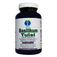 Basilikum Tulsi 180 Pulver Kapseln