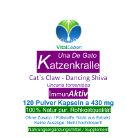 Katzenkralle 120 Kapseln Una De Gato NATUR pur OHNE Zusatzstoffe
