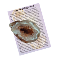 Glücksgeoden 21 teiliges Geschenk-Set mit 10 Geoden a 3-3,5 cm