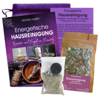Räuchern Haus & Wohnung ausräuchern 6-tlg Räucher-Set mit Räuchermischung [Energetische Hausreinigung], Buch Kräuter & Engel im Einsatz (Huber/Schirner)