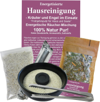 Räuchern 6-teiliges Räucher-Set Energetische Hausreinigung Kräuter & Engel