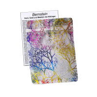 Bernstein Anhänger gebohrt mit Band & Zertifikat Jumbo ca.3,5-4cm