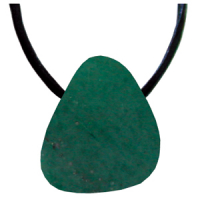 Aventurin grün Anhänger gebohrt ca. 2-3cm mit Band & Zertifikat