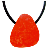 Carneol Karneol rot Anhänger ca. 2-3cm gebohrt mit Band & Zertifikat