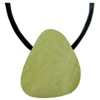 Chytha Jade Anhänger gebohrt mit Band & Zertifikat