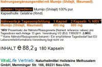 Mumijo Shilajit 180 Kapseln. Mumijo, auch Shilajit, Asil, Mooljoon, Bergbalsam oder Himalaya Gold genannt, ist ein einzigartiges harzähnliches Naturprodukt aus naturgepressten Wurzelsäften, natürlich fermentierten Kräutern und organisch gebundenen Mineral