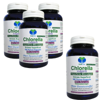 Chlorella Vulgaris Superfeine Algen 720 Pulver Kapseln