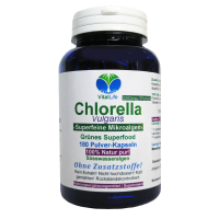 Chlorella Vulgaris Superfeine Algen 720 Pulver Kapseln