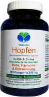 HOPFEN Hopfenblüten 720 Kapseln Wechseljahre, innere Ruhe, Entspannung 100% Natur pur. OHNE ZUSATZSTOFFE. ►3+1 Dose GRATIS.