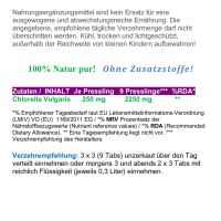 Chlorella Vulgaris 2000 Presslinge